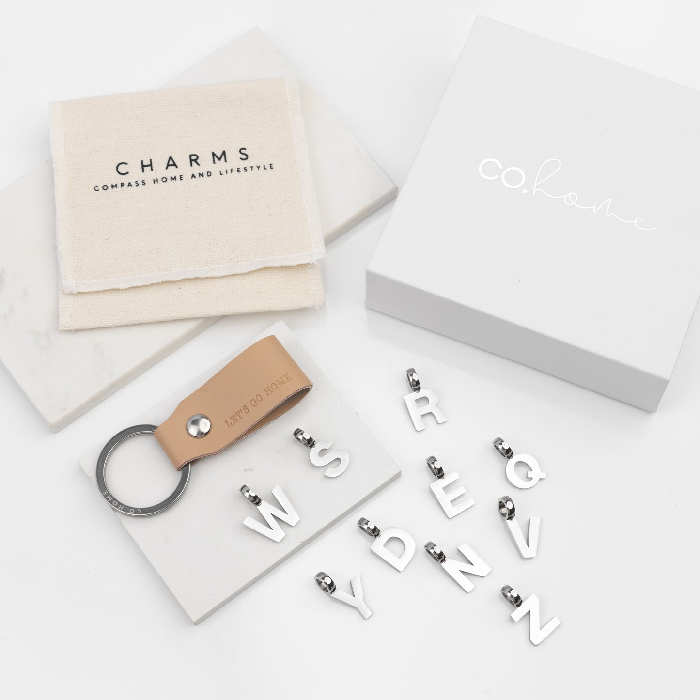 Signature Charm Keyring