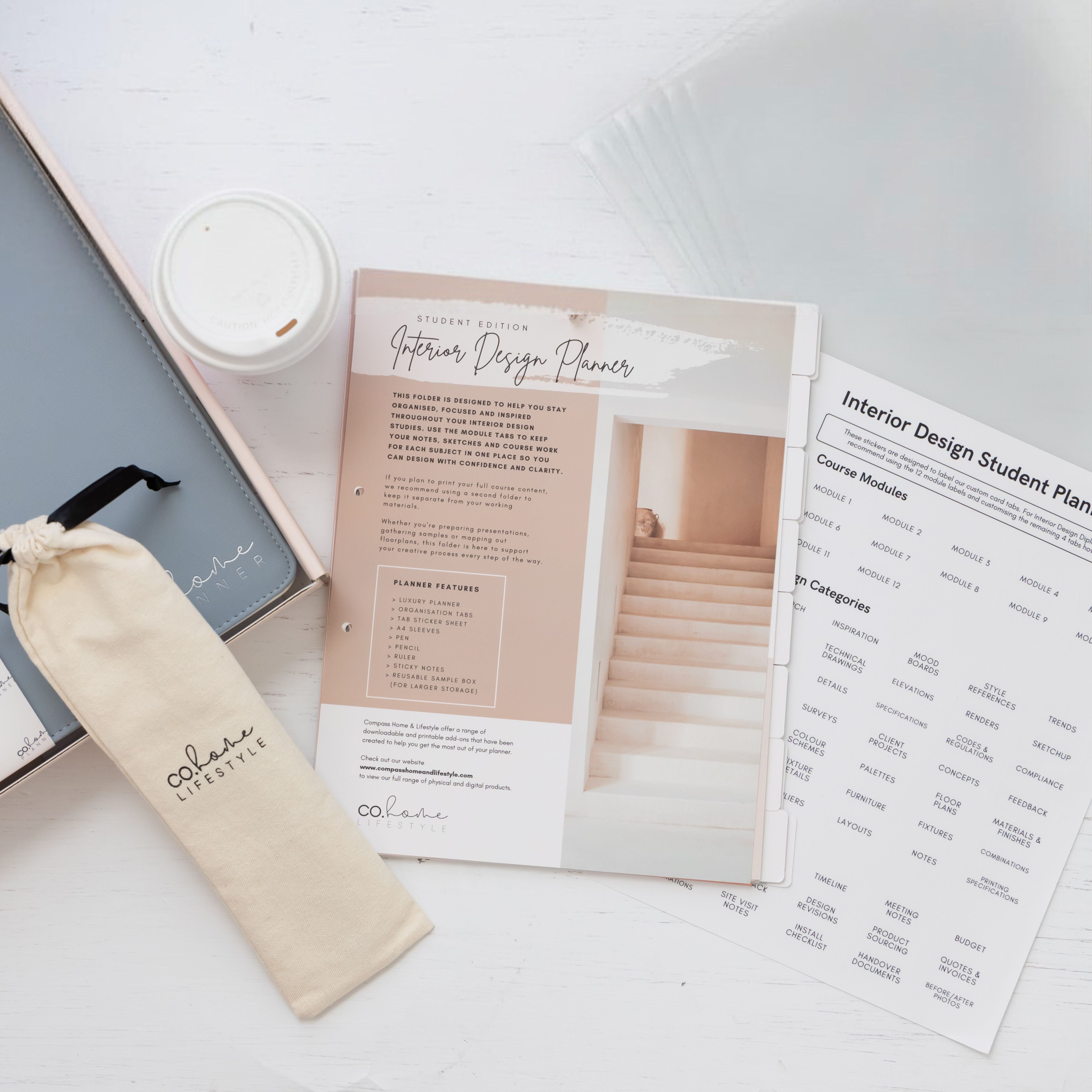 NEW! Interior Design Student Planner – Compass Home and Lifestyle