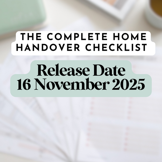 PRE- ORDER The Complete Home Handover Checklist