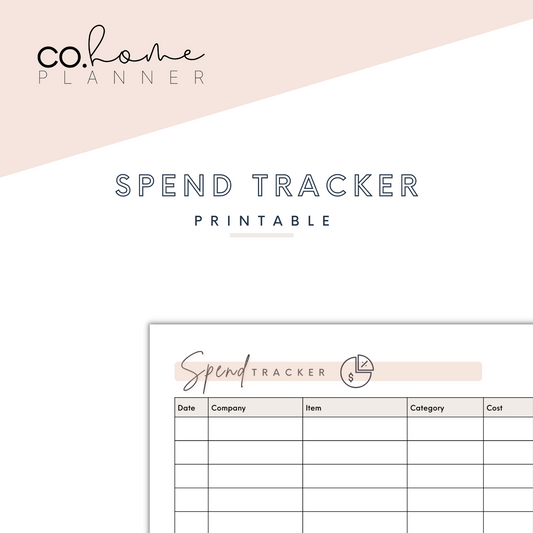 Spend Tracker | Download + Print